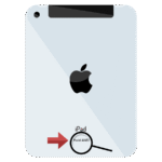 Sell iPad, how to find model number on back of the device.